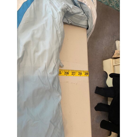 Columbia 3 in 1 Sportswear Jacket White Blue Heavy Winter Coat Zip Out Lining 2X - Picture 10 of 11